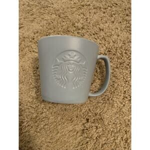 STARBUCKS 2019 Embossed SIREN Mermaid TALL GREY 12 OZ Coffee/Tea MUG